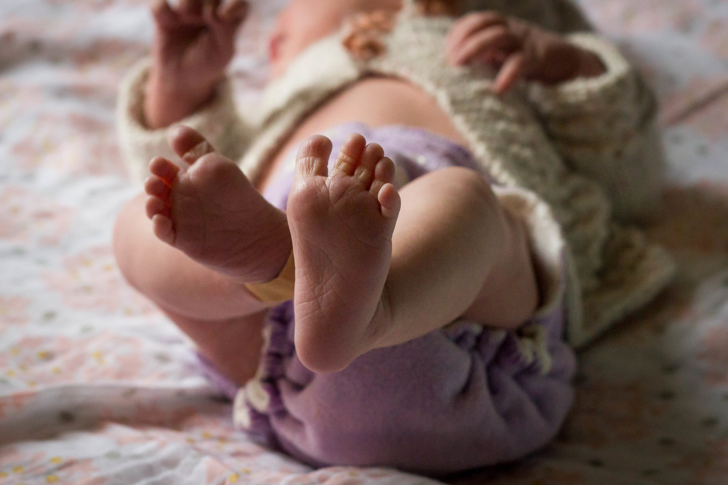 Baby toes | Jaime Bugbee Photography