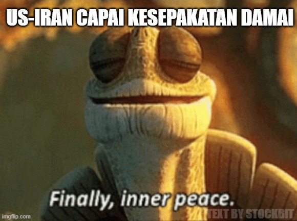 🤝 AS-Iran Umumkan Kesepakatan Damai, Harga Minyak Turun -5%