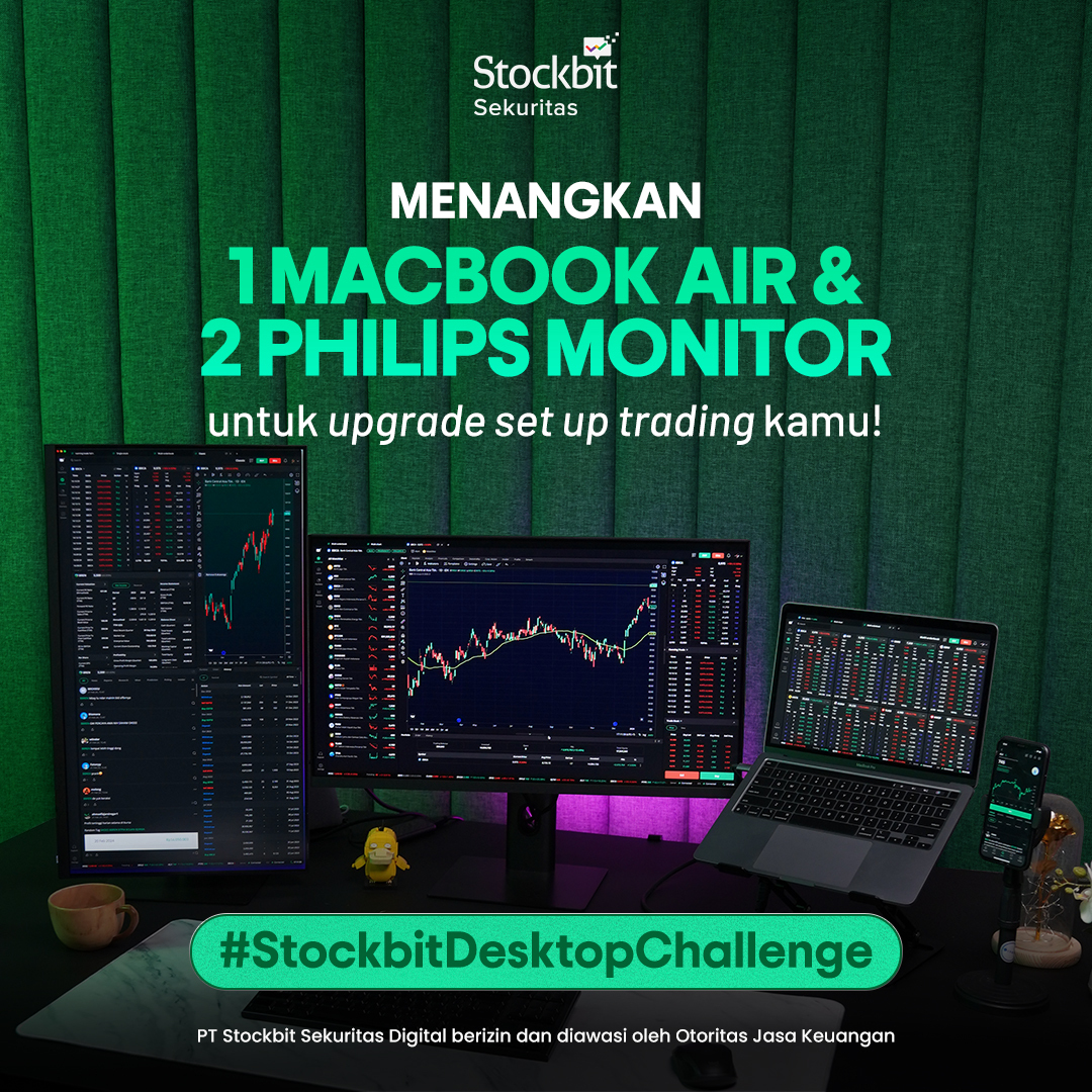 Ikut #StockbitDesktopChallenge dan Raih MacBook Air hingga Monitor ...