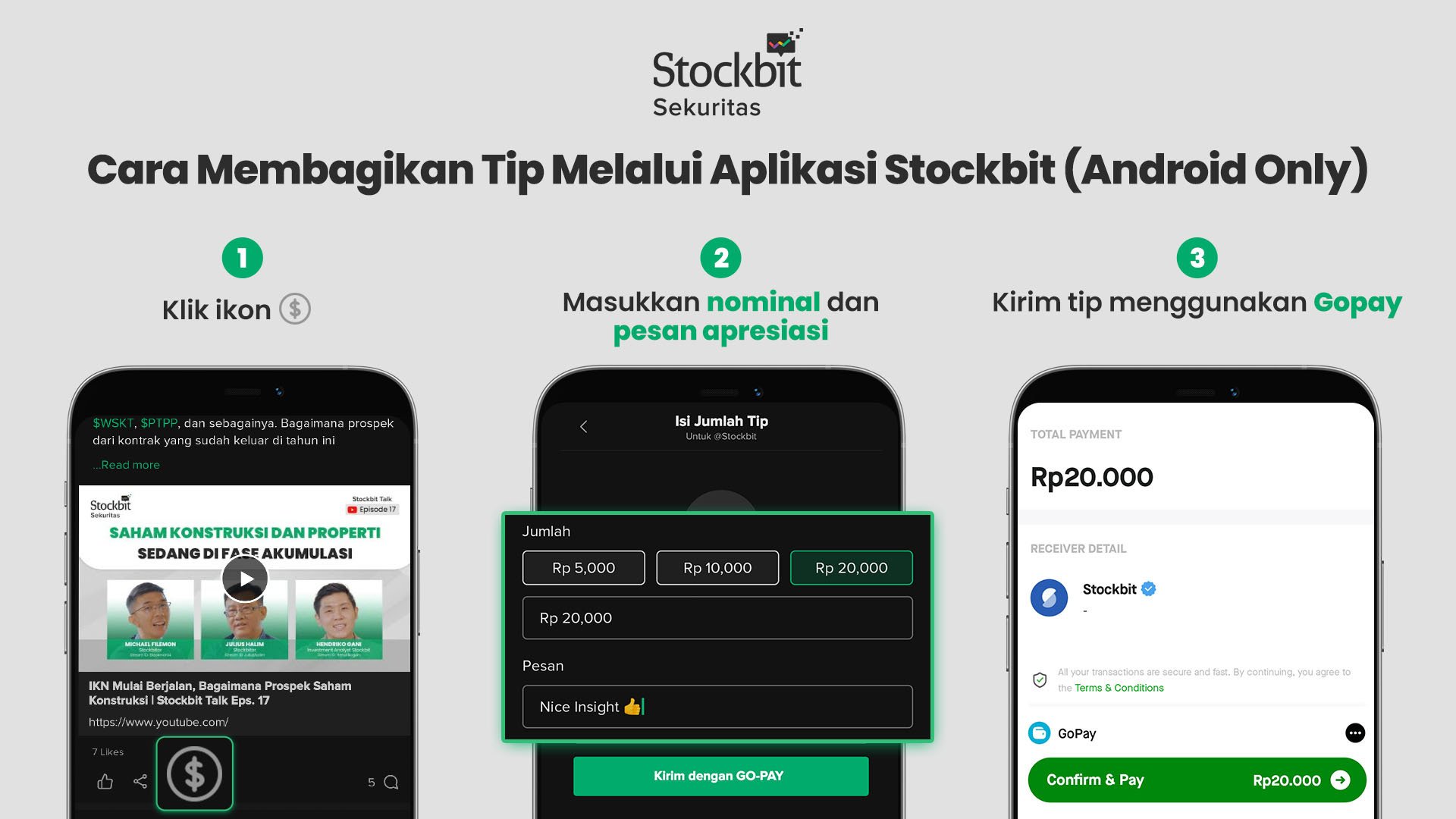 Apresiasi Stockbitor Favorit Lewat Fitur Tip Jar di Stockbit — Stockbit