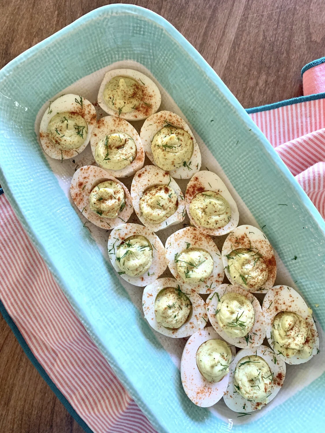 Avocado Double-Dill Deviled Eggs