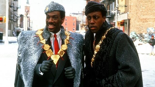 These are only some of the many faces of Eddie Murphy &amp; Arsenio Hall in this 80&rsquo;s classic! Check out this week&rsquo;s episode on your favorite podcast app now.
&bull;
Your BFFs are committed to forever reviewing, reassessing and improving 