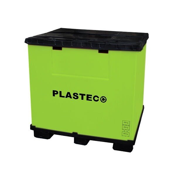 ♻️Plasteco&rsquo;s latest and greatest pallet box ➡️swipe open➡️