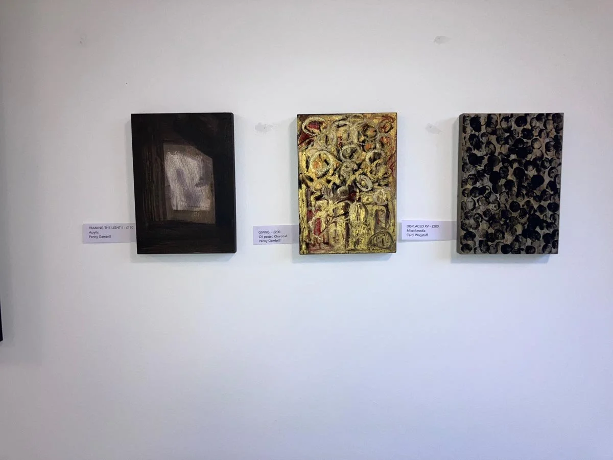 Penny Gambrill - Left and Middle.   Carol Wagstaff - Right