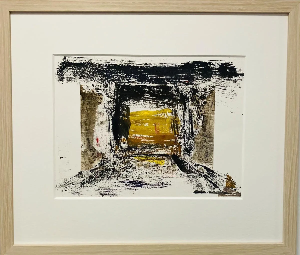 Penny Gambrill, 'Framing the View IV', monoprint  Framed (£375)