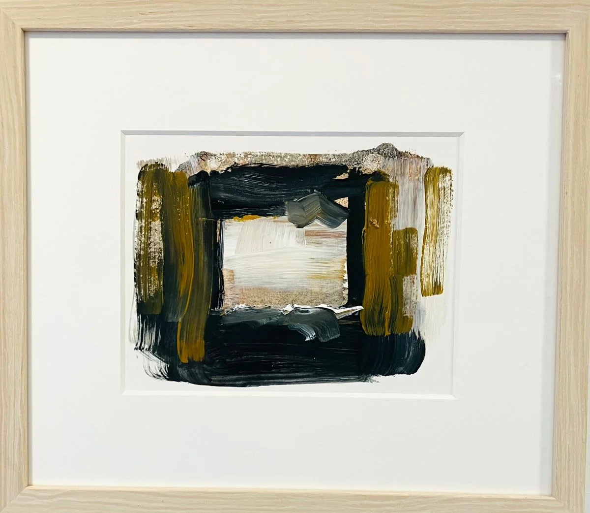 Penny Gambrill, 'Framing the View III', acrylic on paper, Framed (SOLD)