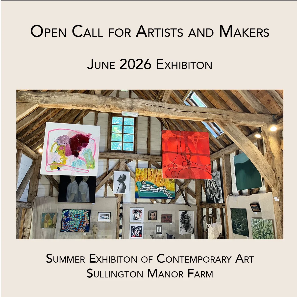 Open Call for June 2026 Sullington Exhibition