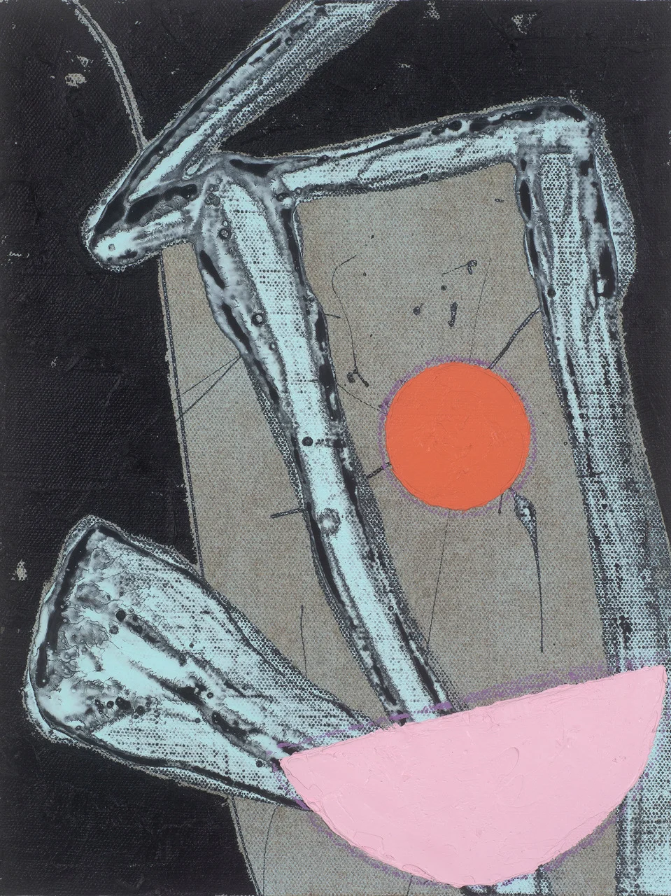 Night Spore , 2017 oil on linen 46 x 35 cm
