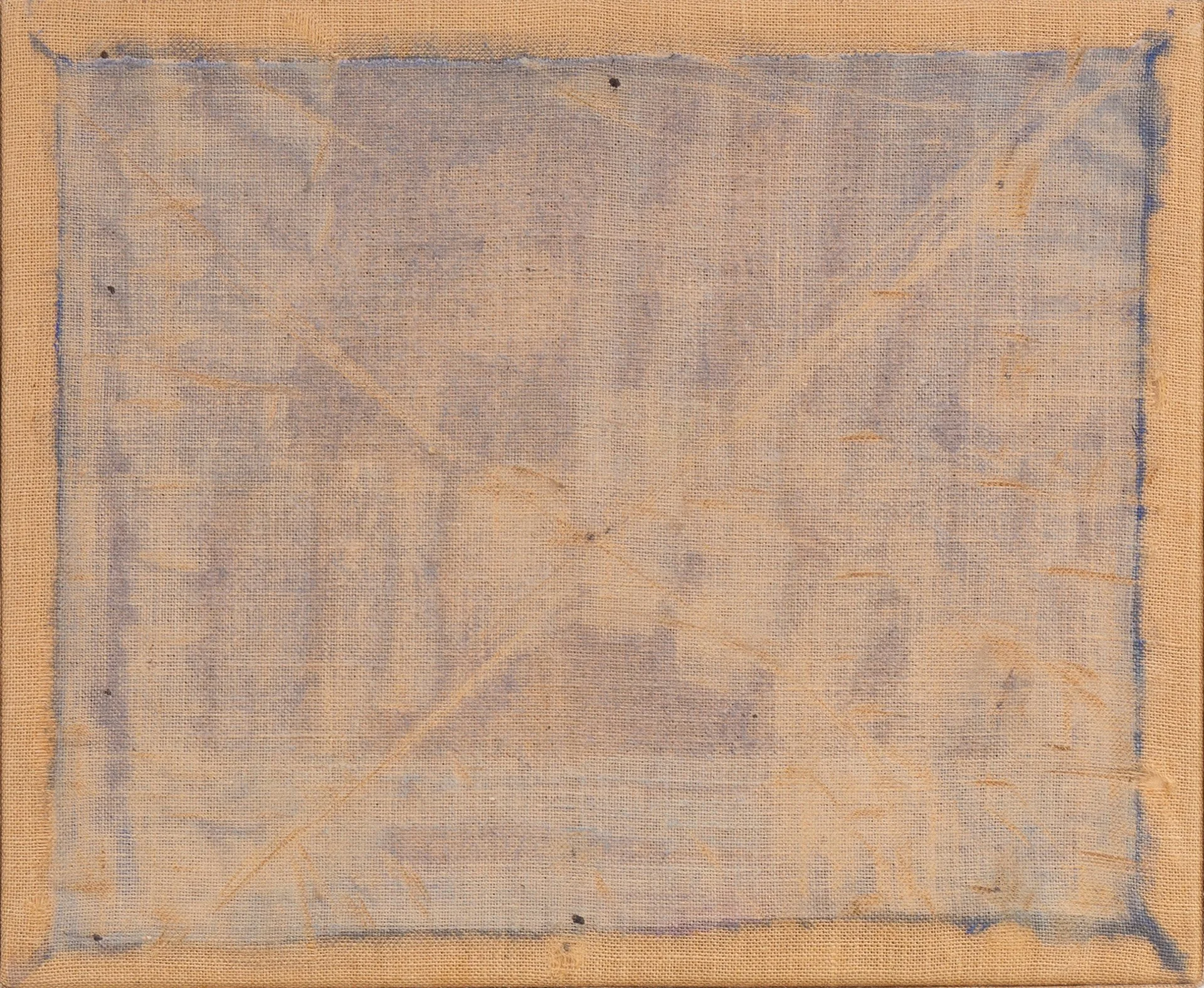 WEBTara McIntosh - Pont Neuf, acrylic, ink on hessian, with hessian soft frame, 57x47cm.jpg