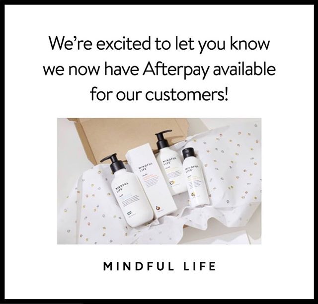 Afterpay is here ✨@yourmindfullife