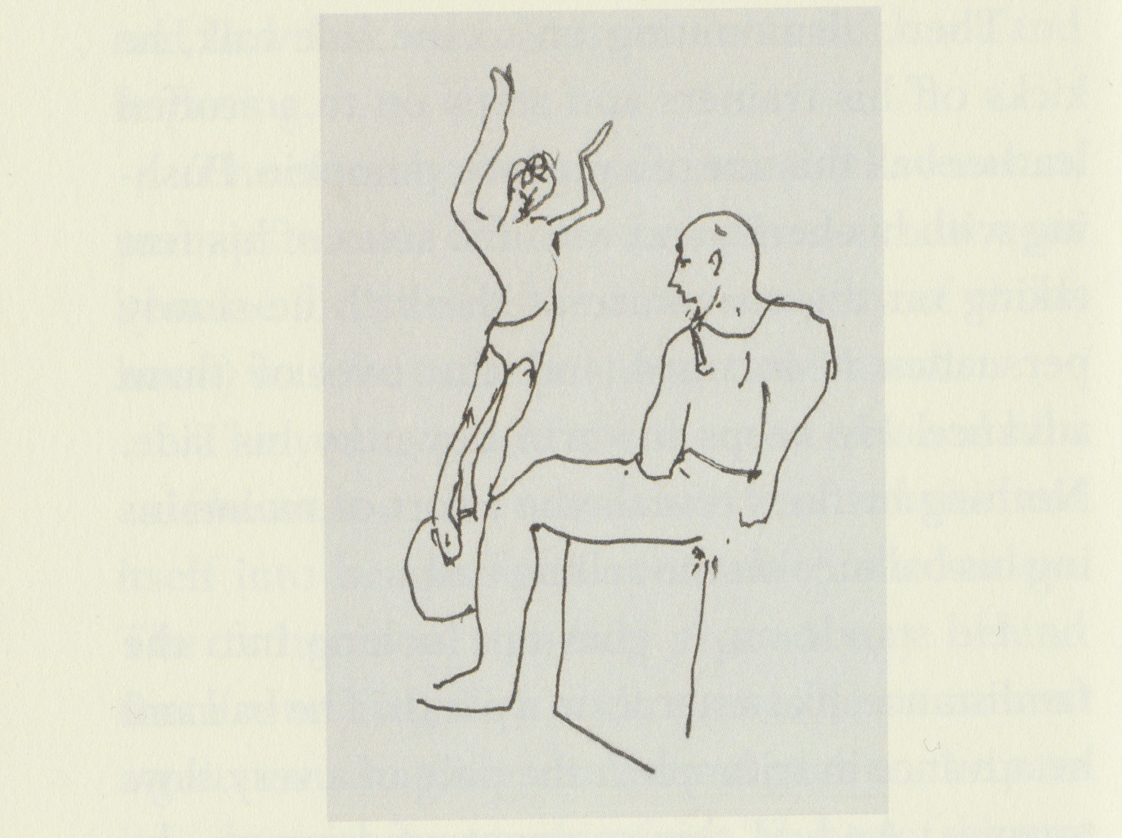John Berger, Confabulations : Scan of illustration from p.120