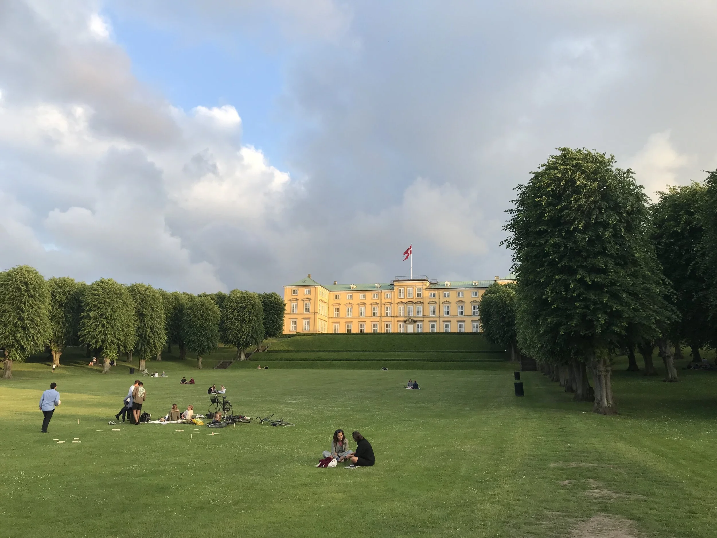 Frederiksberg slott, i nærheten av der Halvor Ekeland bodde i Københanvn.