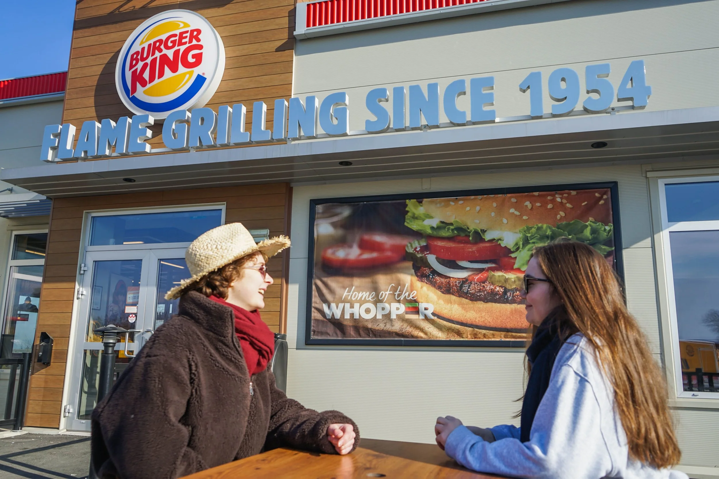 PÅFYLL: Ta en pause fra sightseeingen og nyt en matbit på Burger King