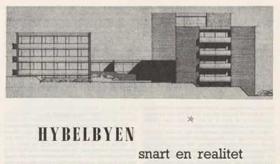   Pictures from the first Tuntreet-article that mentions Pentagon. The first step was that the tender drawings was delivered to Samskipnaden in Ås.  