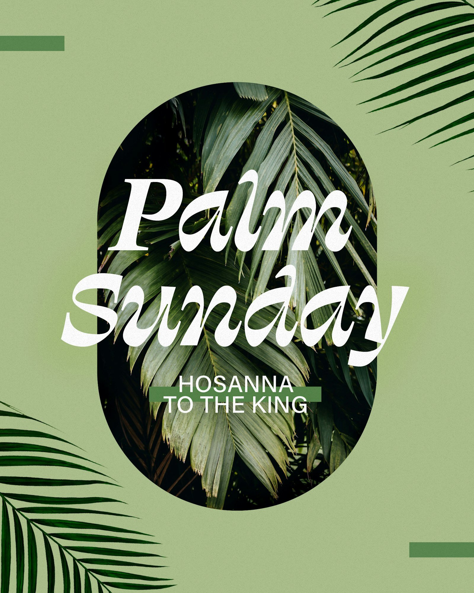 Hosanna to the King!! Happy Palm Sunday!