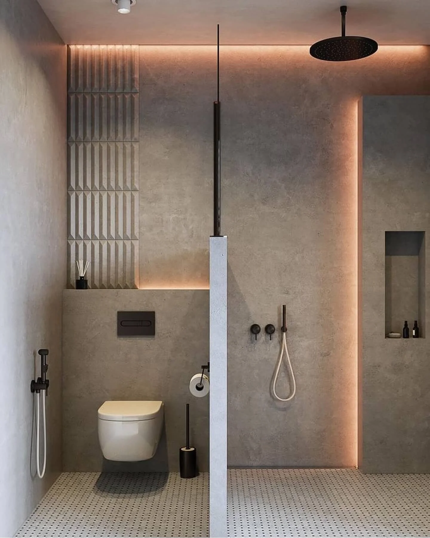 Be right back... Just picking ourselves up off the floor after seeing this knockout space 😲😍👊 #styleinspiration #bathroomgoals #bathroominspiration #nelsonbaybathrooms #bathroomgoals #luxuryliving #bathroomdesign