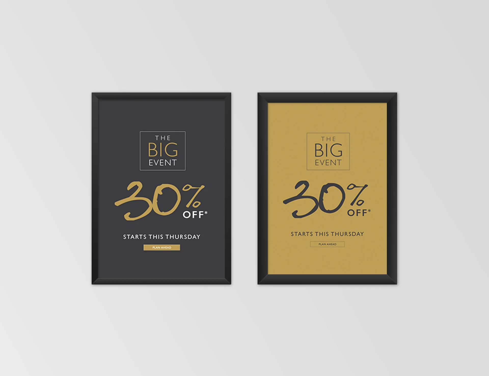 THE BIG EVENT: In-store advertising