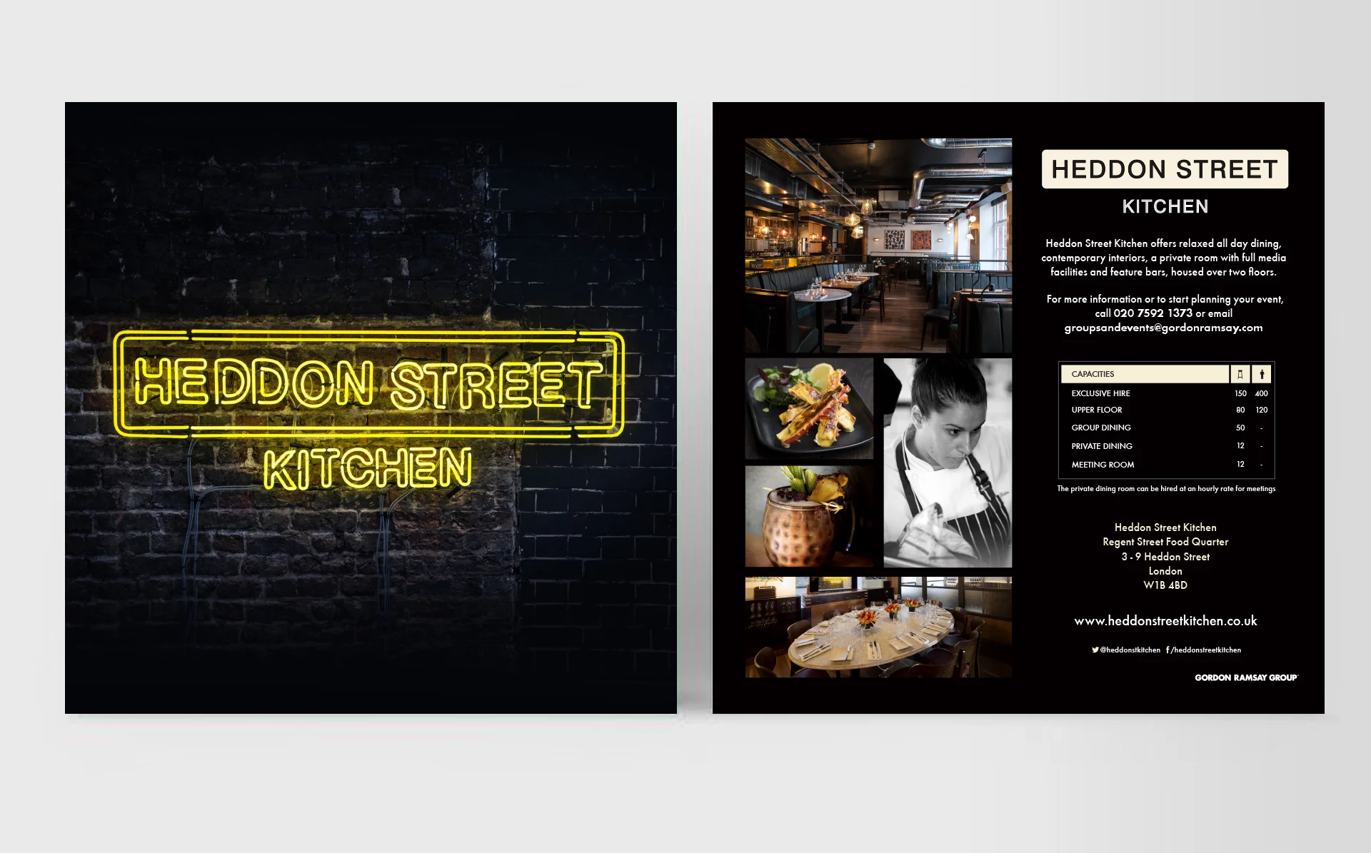 Heddon Street Kitchen: Promotional advertising