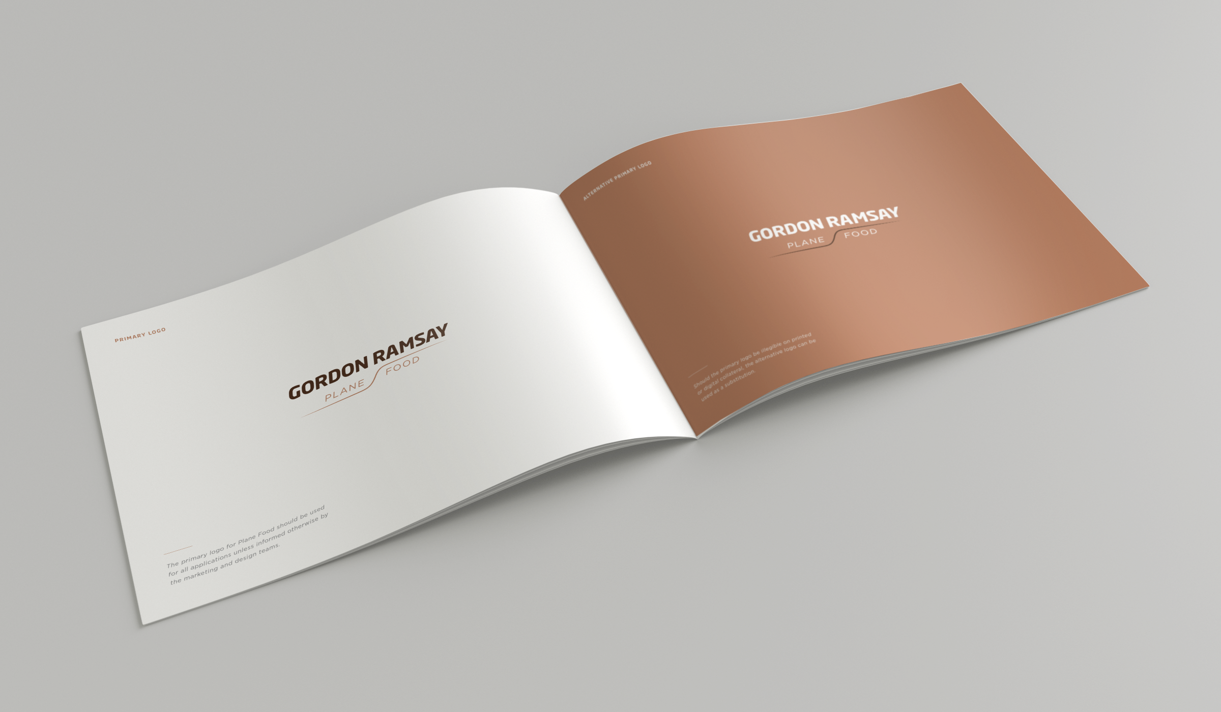 Gordon Ramsay Plane Food: Brand identity / guidelines
