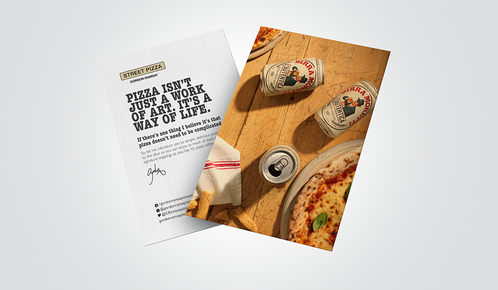 Street Pizza Promotional Material