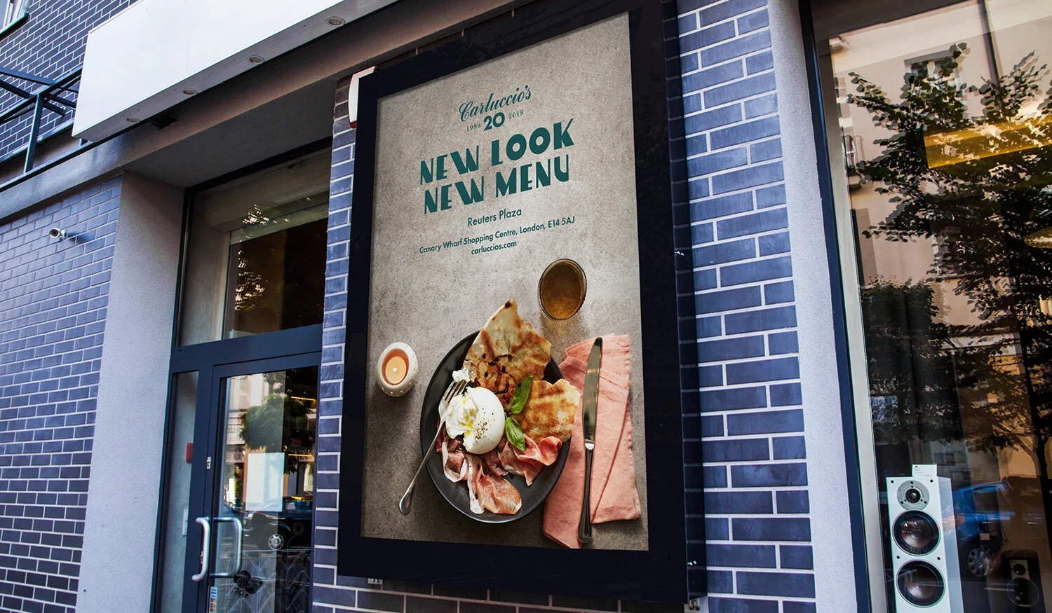 New Menu Promotion: Canary Wharf Advert