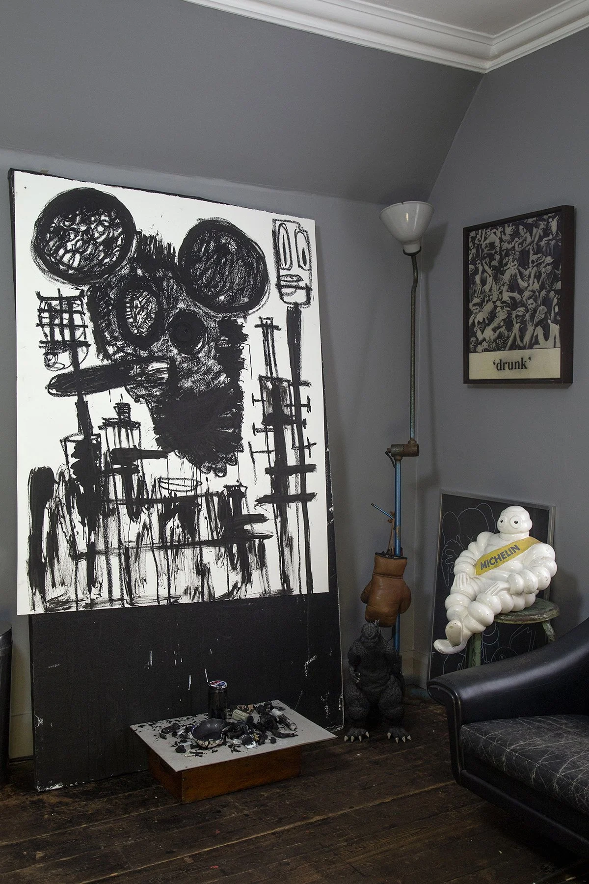 James-Lee Duffy, Artist Studio, Rats in the Attic, 2020