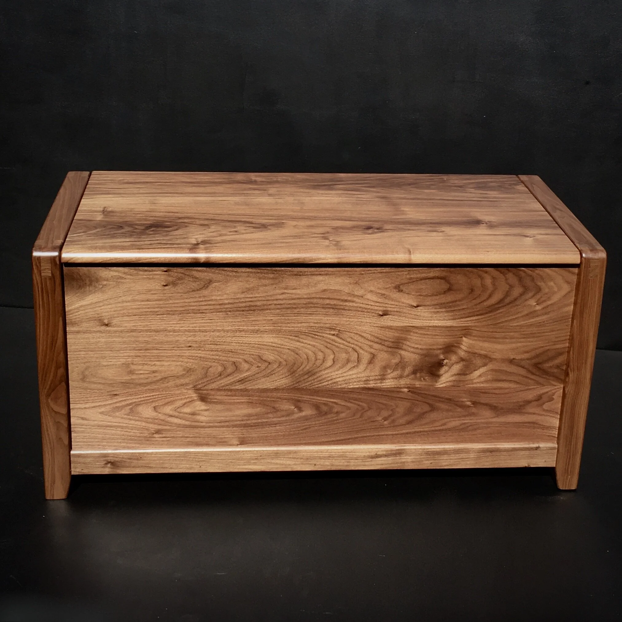 Woodsmithworks Artisan Homewares Handmade Walnut Blanket Chest