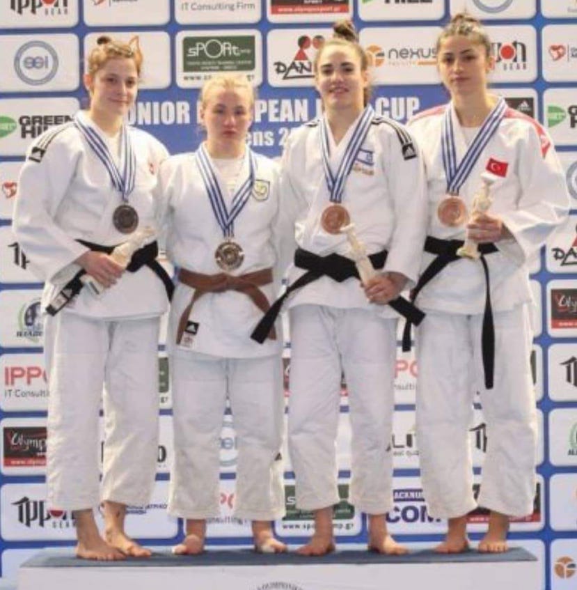  Left to Right Silver: Zeliha Cinci (Turkey), Gold: Sofia Asvesta (Cyprus), Bronze: Kader Divan (Turkey) & Paz Kafri (Israel) 