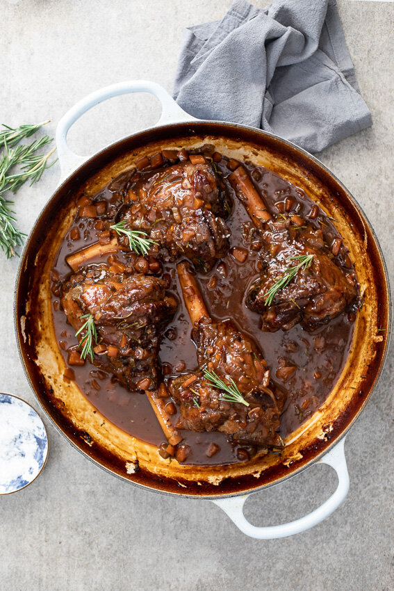 Slow Braised Lamb Shanks