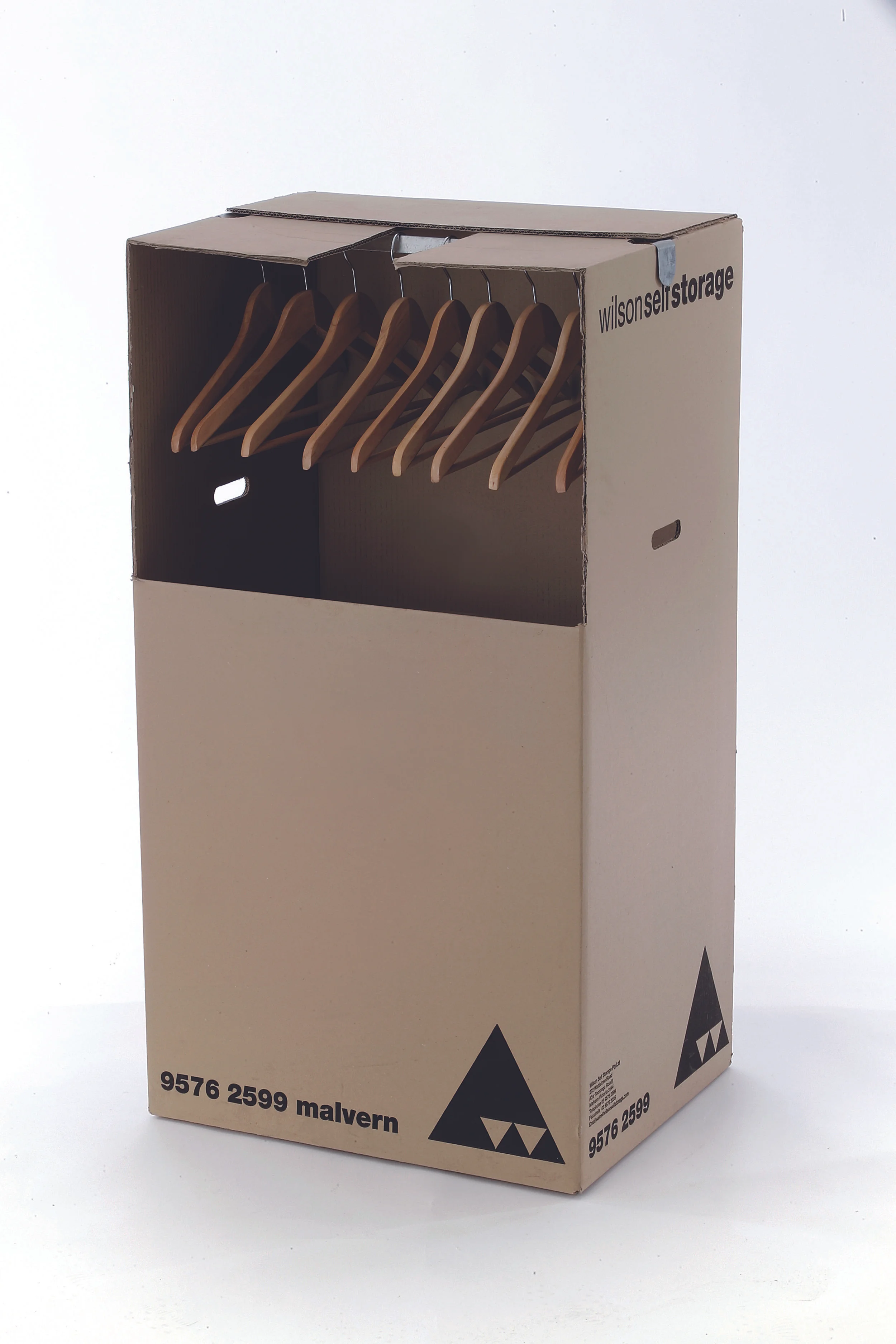 Large tea chest with hangers