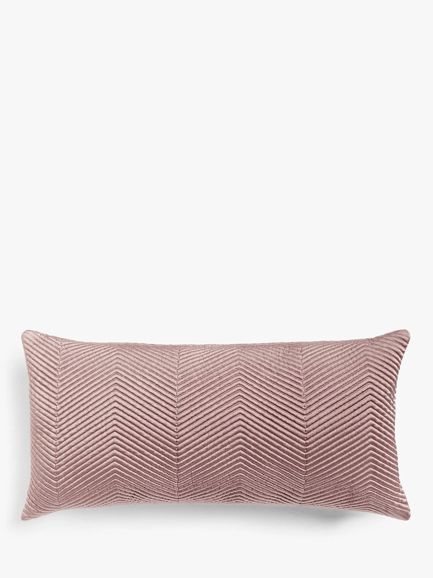 John Lewis &amp; Partners Boutique Hotel Linear Cushion, Dusky Pink. I love the softness on it and how gentle it looks - just like lying under a cherry blossom tree