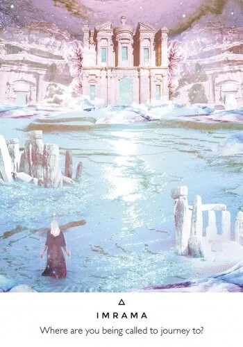 The card from Rebecca Campbell’s work your light oracle card that shows up all the time, leading me back home when Universe called for me to rebrand