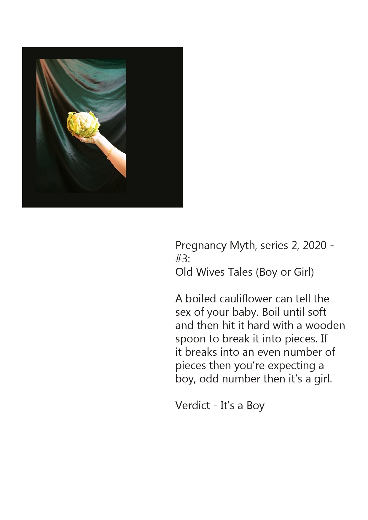 Pregnancy Myth, series 2 Old Wives Tales (Boy or Girl) — georgie white winter photo