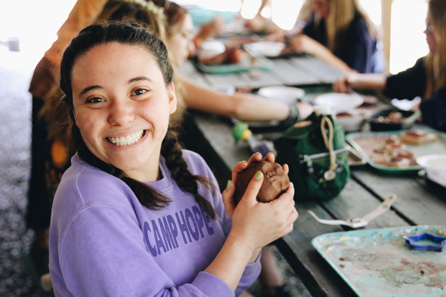 CAMP HOPE Puff Sweatshirt
