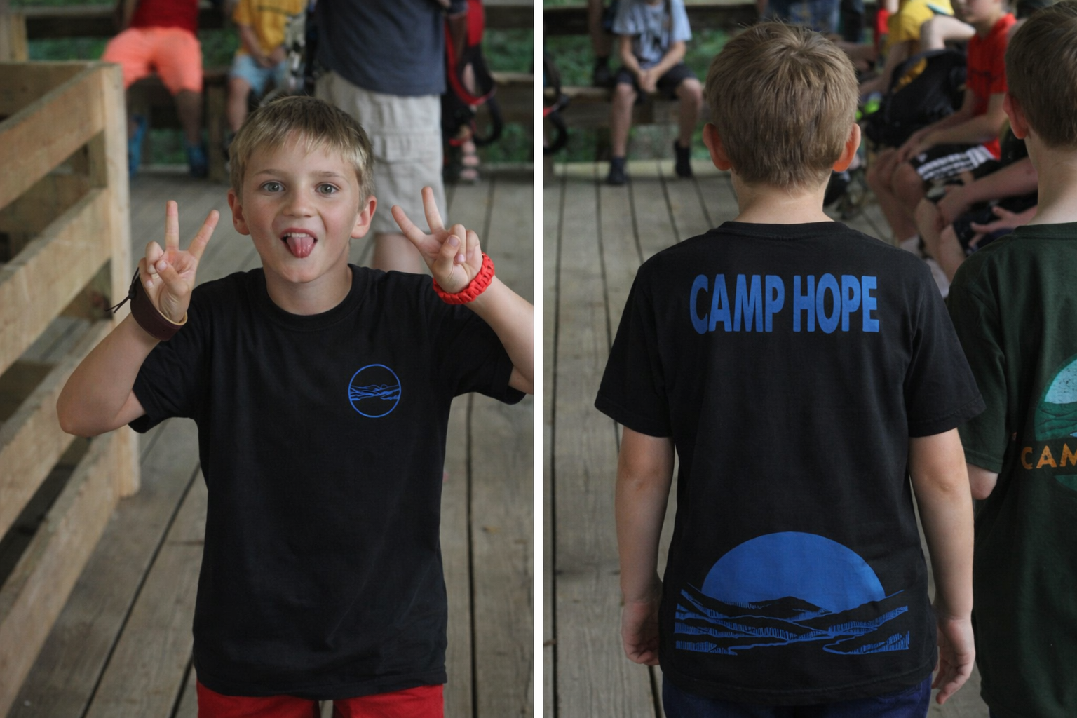 CAMP HOPE KIDS BOLD TEE