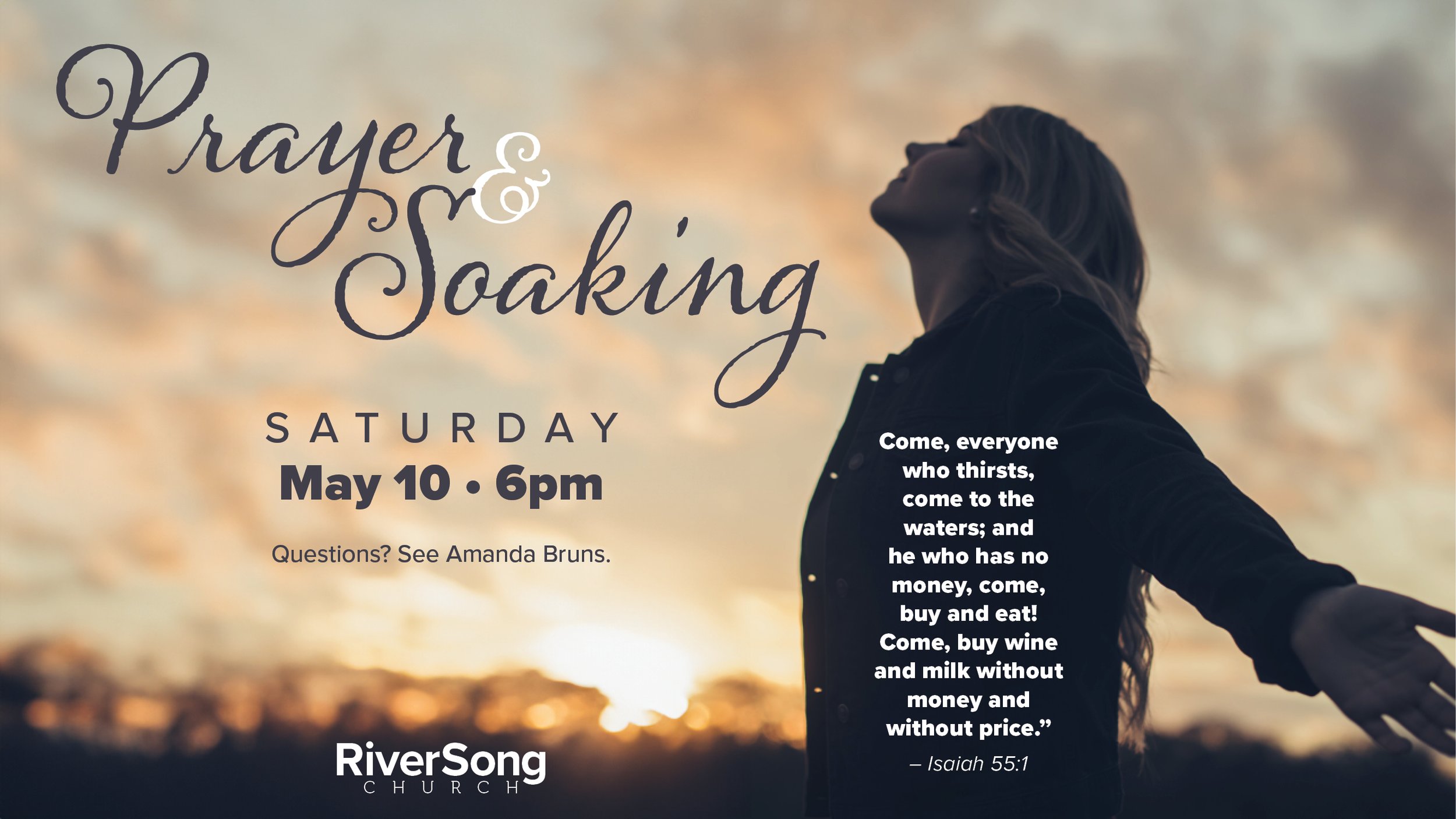 Prayer and Soaking