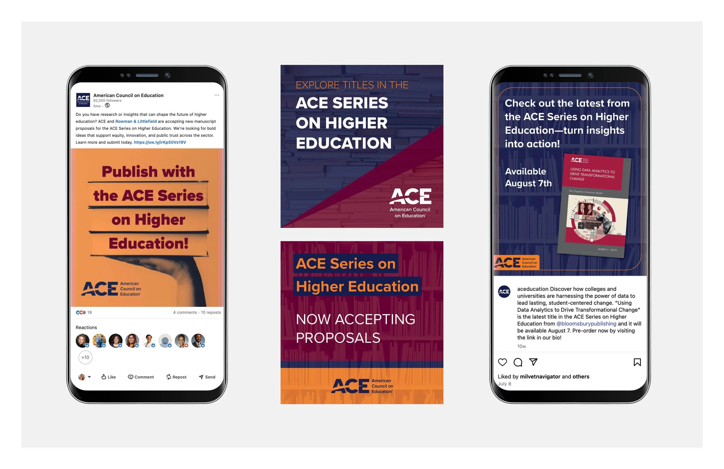 ACE Series on Higher Education Multi-Platform Social Campaign