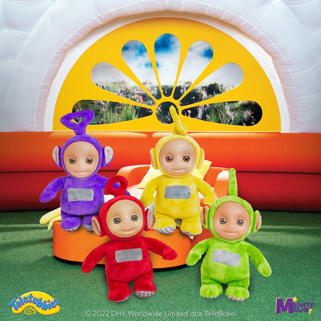 It's time to say Eh-Oh to the Mighty Mojo Toys Teletubbies Plush. Available now for big hugs! Check link in bio.

#teletubbies #mightymojotoys  #plushtoys #plushies 
@teletubbieshq
