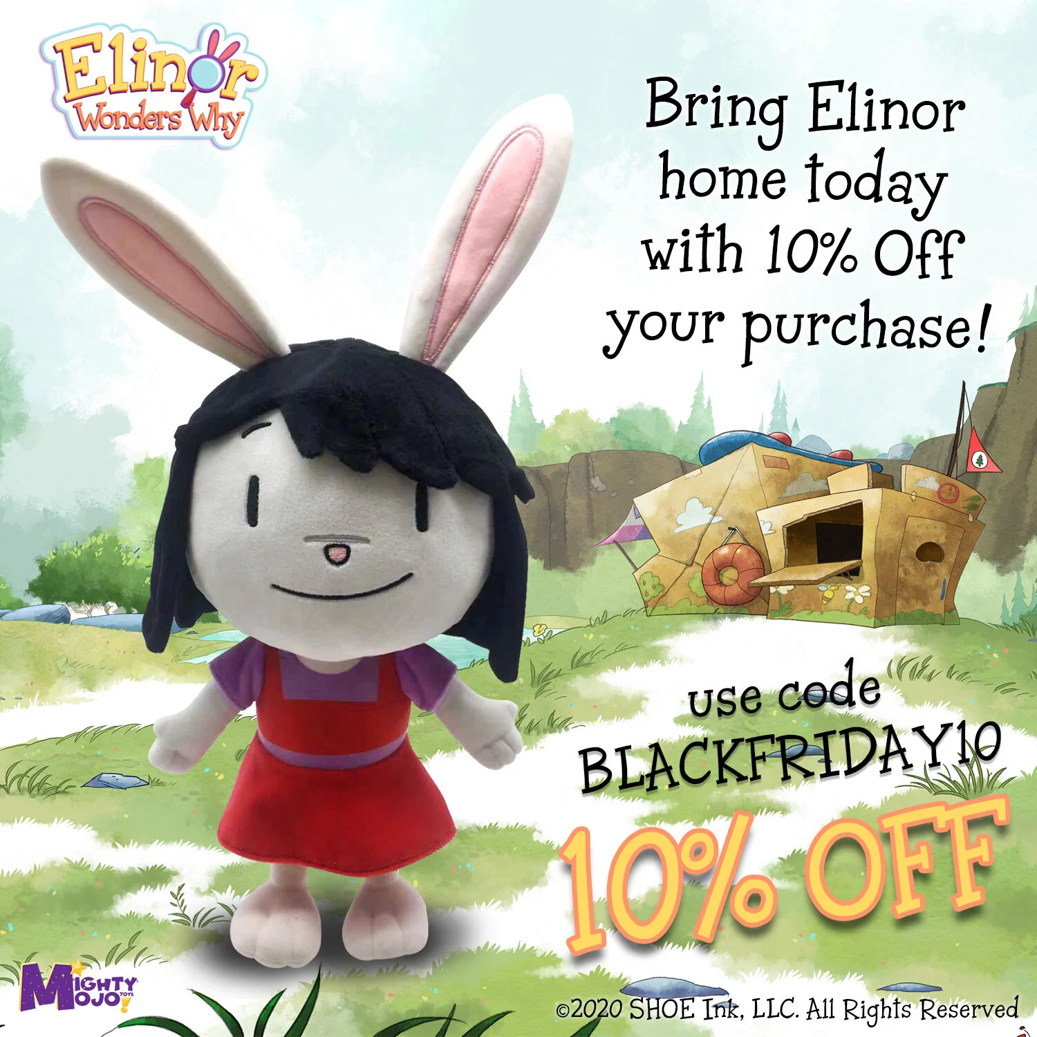 Bring Elinor home today with 10% off your purchase! Hurry, expires November 28. Promo Code: BLACKFRIDAY10 - Link in Bio

 #mightymojotoys #plushtoys #blackfriday #blackfriday2022 #plushies #blackfridayweekend #blackfridaydeals @elinorwonderswhy