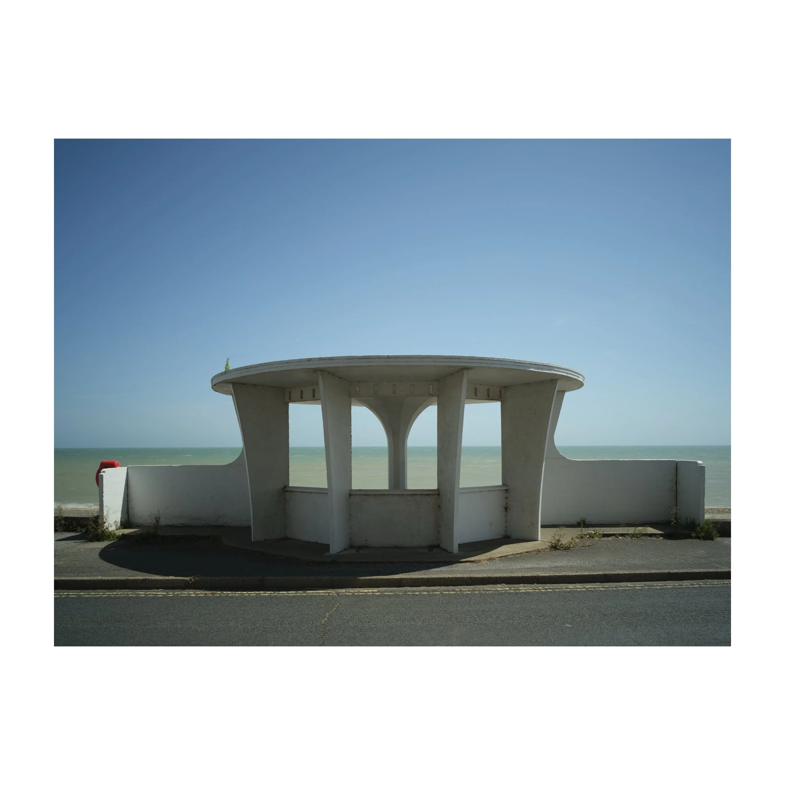 193/365
Deals undocumented seaside shelters, possibly built in the ealry50&rsquo;s for the festival of Britain but the knowledge appears to have been lost or not yet digitised. I love the simple nature of these constructions and to me they suggest a 