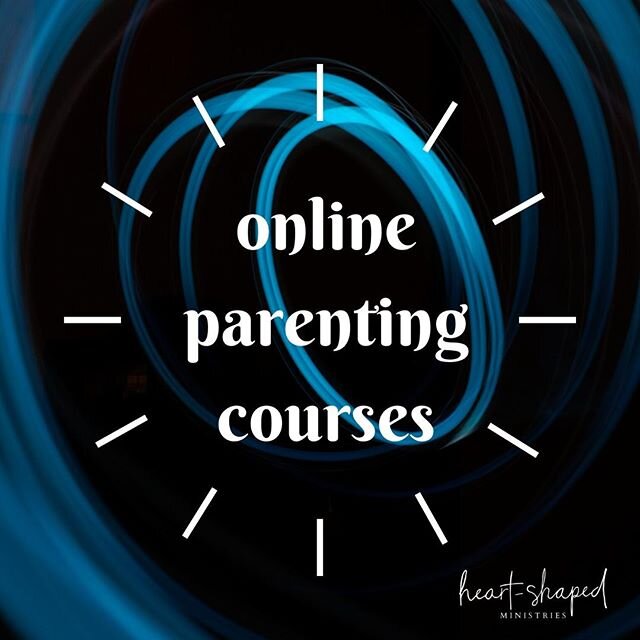 Visit www.heartshapedministries.com to see our two new parenting courses to help you shape your child's heart.