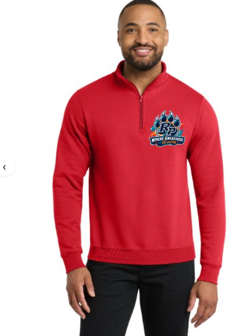 Core Quarter Zip Sweatshirt-$40