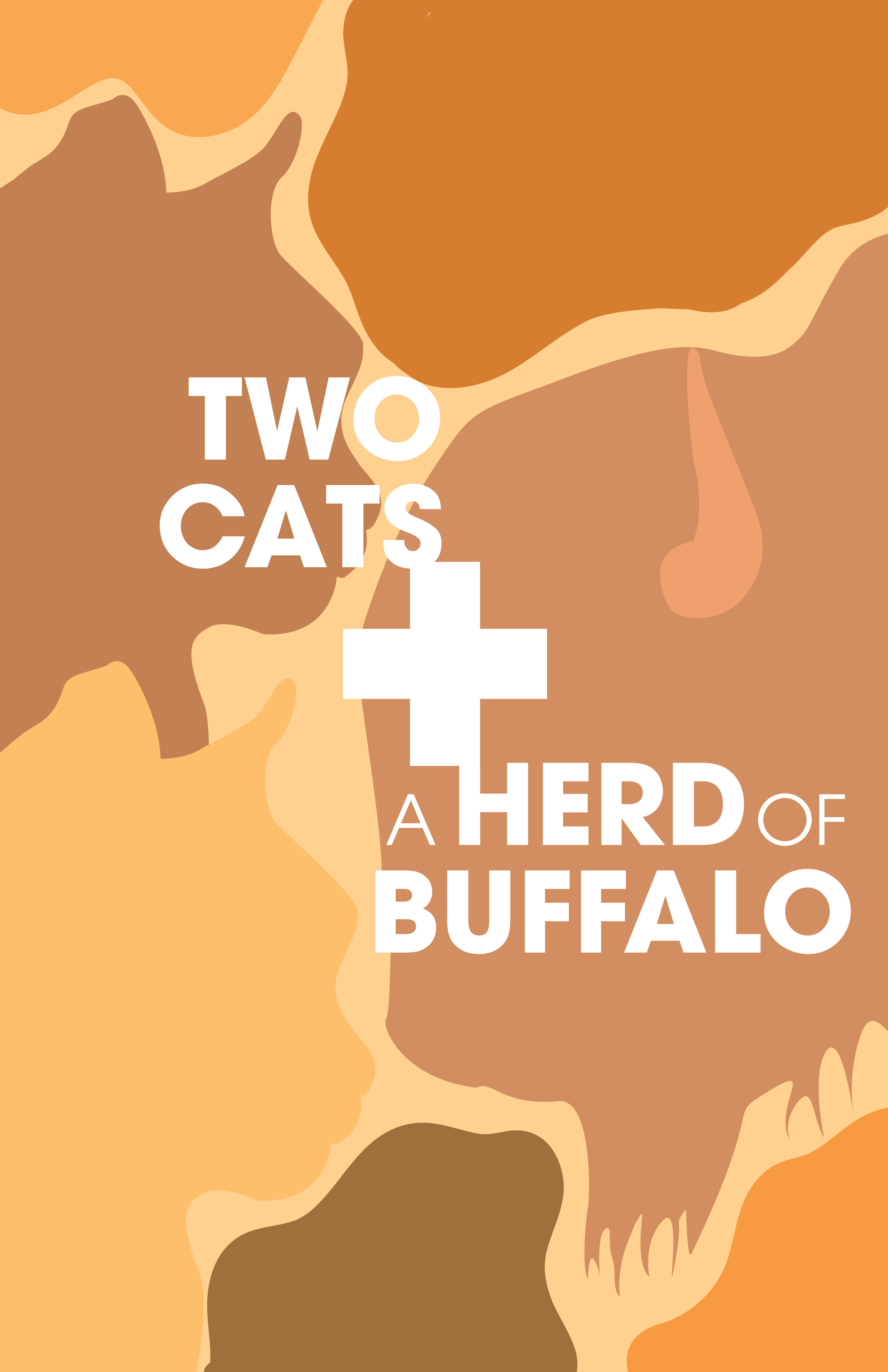 Two Cats + a Herd of Buffalo