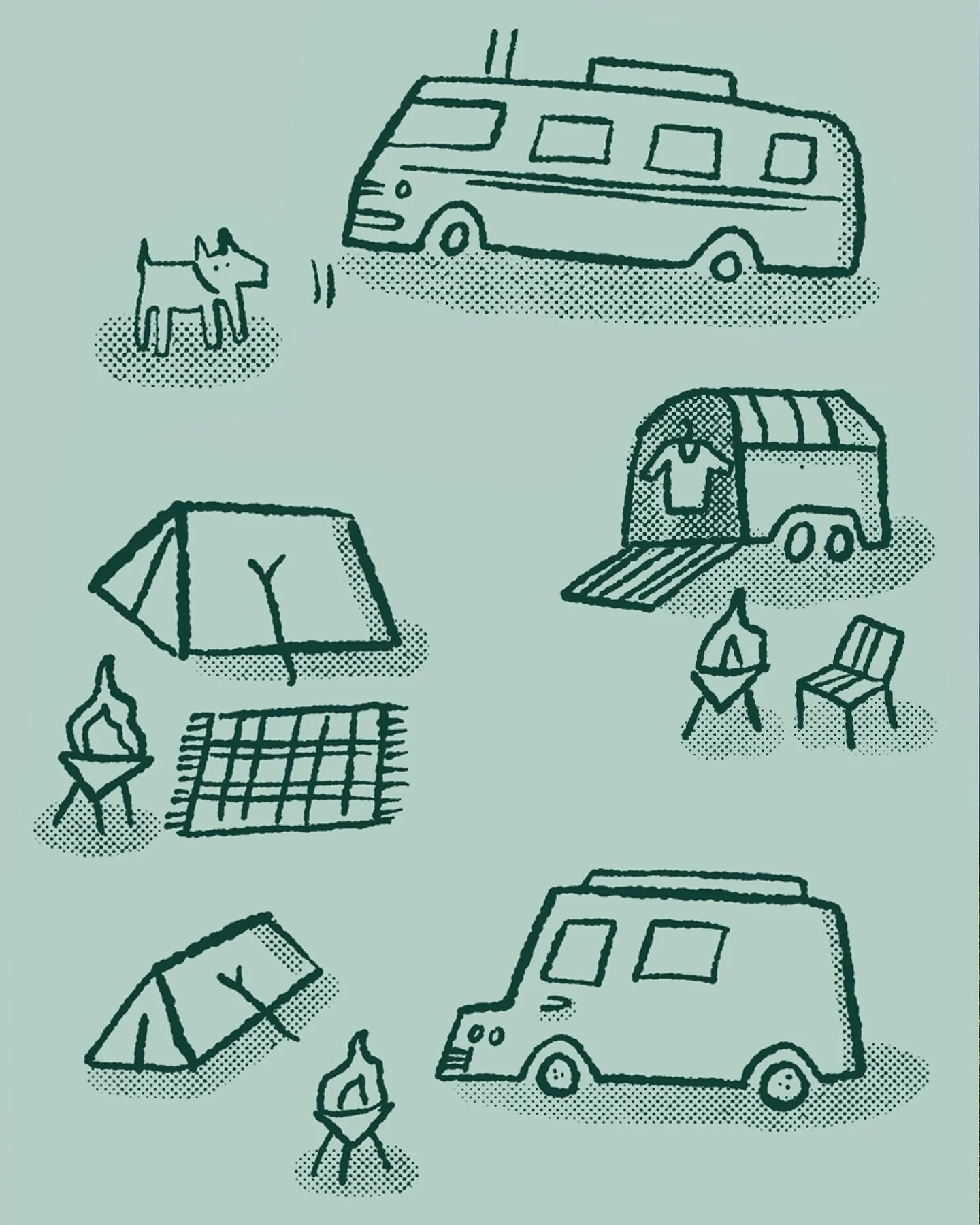 Map and icons for Bedruthan Steps Campsite 

Swipe to see 👀➡️