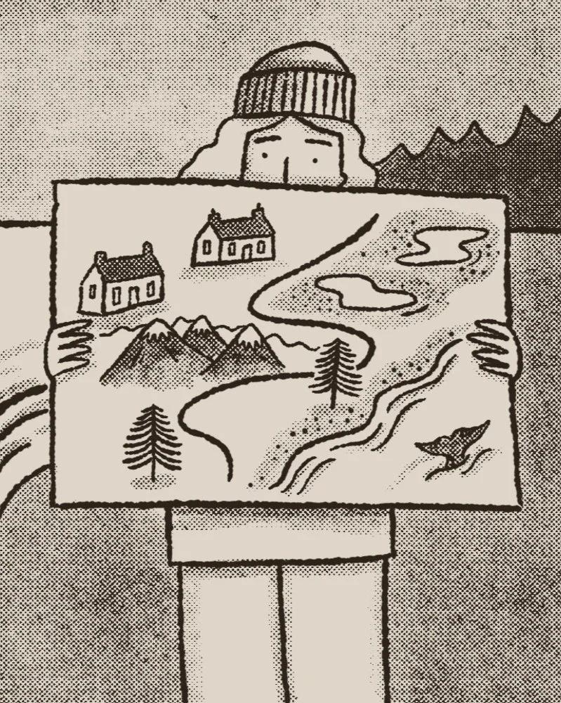 Rachel Stack Map Map Illustration — Rachel Akerman