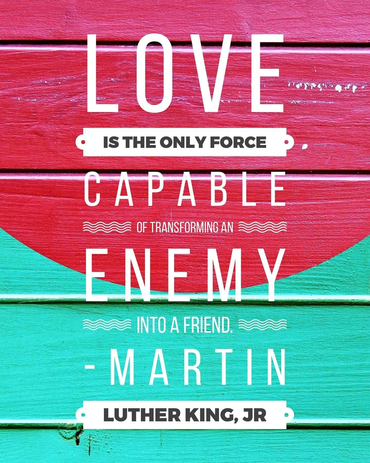 Words from the great Martin Luther King, Jr. I cannot be but moved with love and hope with Dr.Martin Luther King, Jr.&rsquo;s words. 
&bull;
&bull;
&bull;
#lorrainemotel #mlk #blacklivesmatter #love #friends #positivevibes #positivequotes #february #