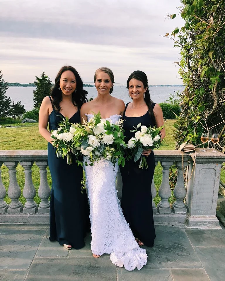 Bridesmaids and the Bride. I'm wearing the Alana Gown!