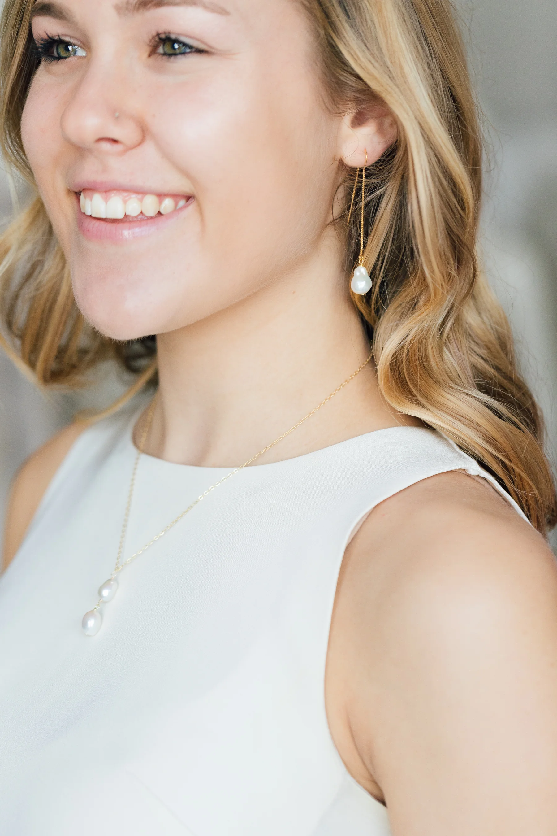 Loving this Eff.y.Bee pairing! Baroque pearls are so simple, yet so elegant