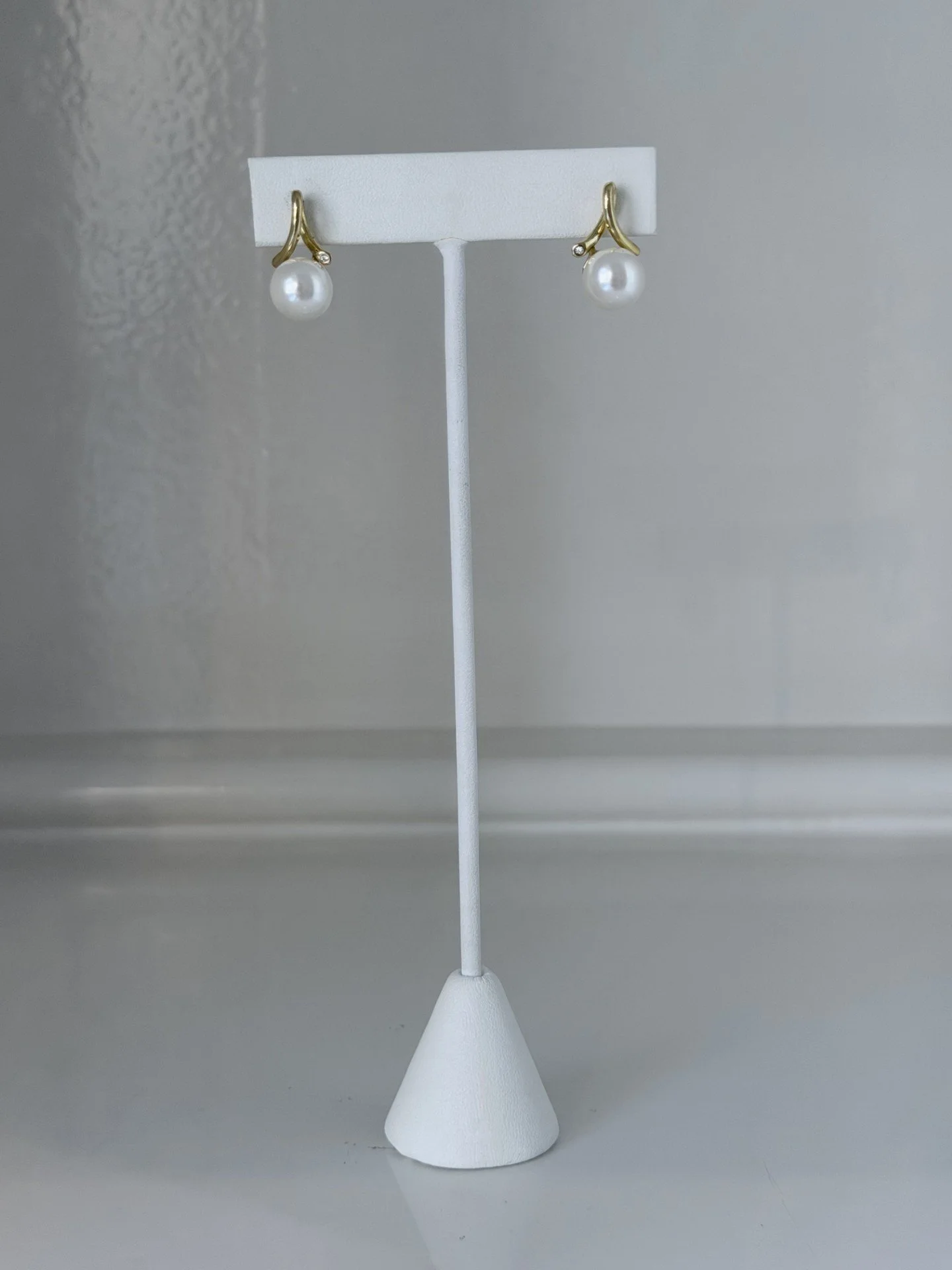 PK-2 Gold Swirl Pearl Stud