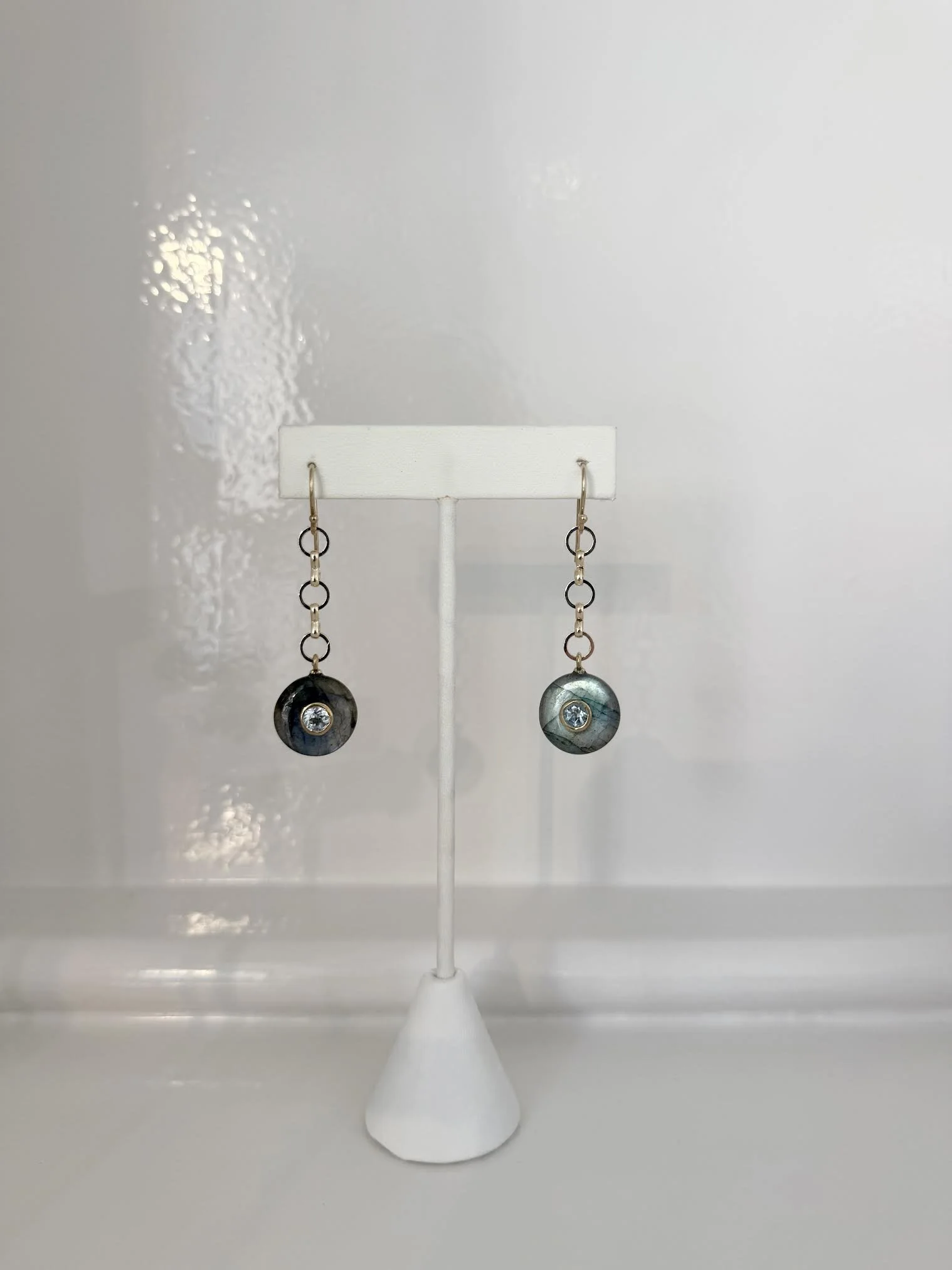 Gemstone Dangle Earrings